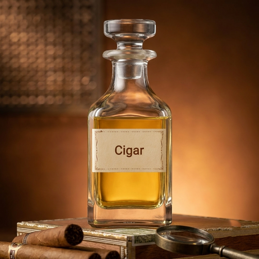 Cigar Inspired Attar for Men | Perfume Oil Warm Woody Fragrance