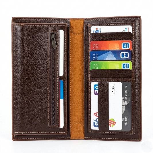 Long Wallet for Women | Multi Card Pocket Mobile Wallet | PU Leather Wallet for Men & Women | Stylish Clutch Purse