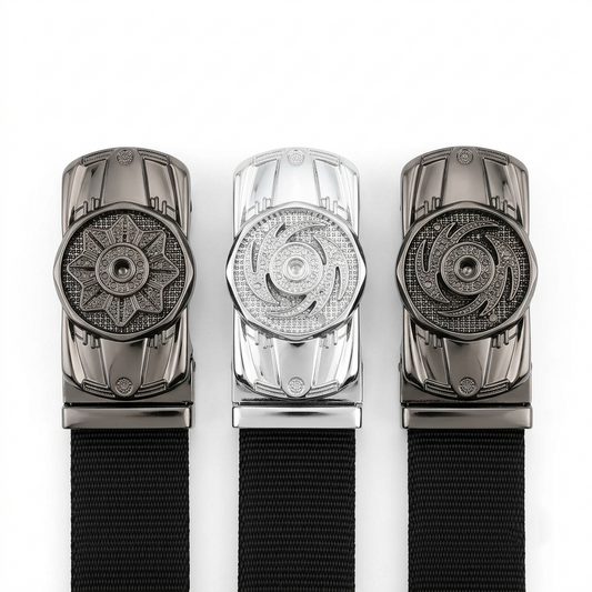 Fancy School Belt for Boys | Garari Belt with Adjustable Automatic Buckle