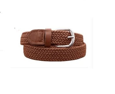 Woven Elastic Belt for Kids | Stretchable Braided Boys Belt | Adjustable Casual Waist Belt