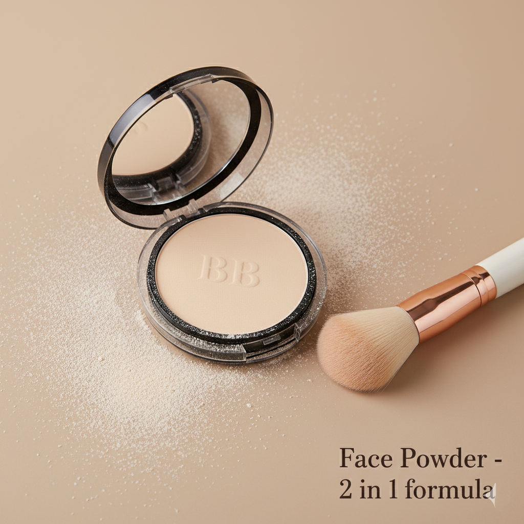 Imported Quality 2in1 Matte Face Powder | Oil Control Compact Powder | Long Lasting Smooth Natural Finish | Face Powder for Women