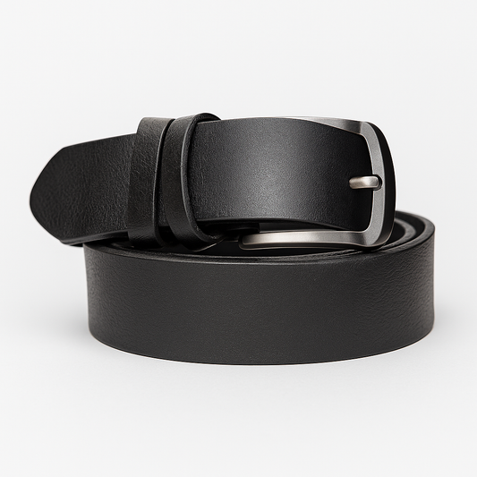 Premium Leather Belt for Men Black & Brown | Genuine Cow Leather 35mm Belt | Durable Formal & Casual Belt