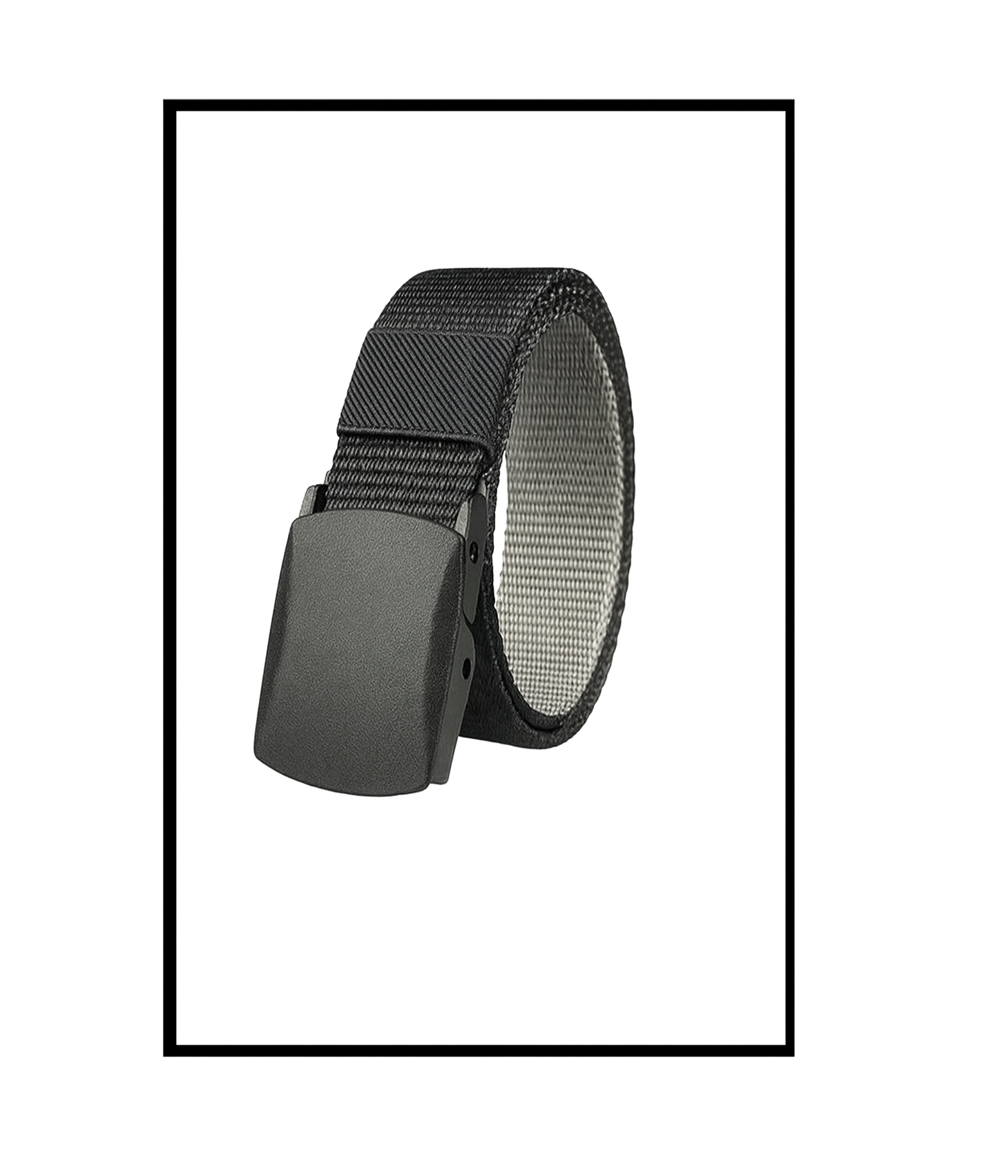 Nylon Canvas Belt for Men & Boys | Adjustable Durable Flexible Belt | Double Side Color Casual Belt for Jeans & Trousers