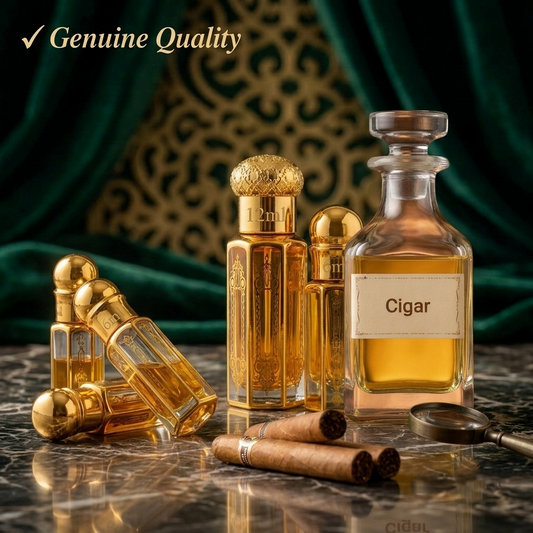 Cigar Inspired Attar for Men | Perfume Oil Warm Woody Fragrance