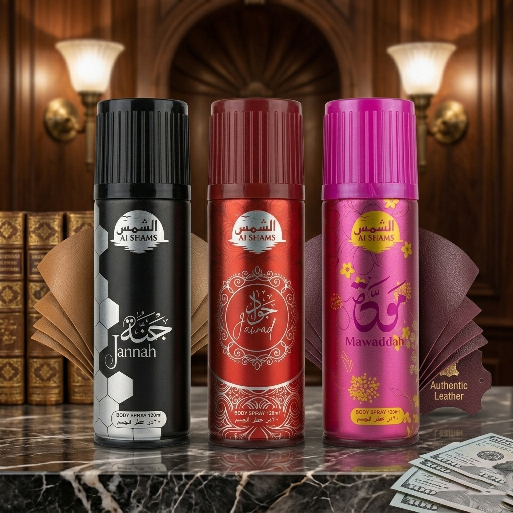 Body Spray Pack of 2 (120ml Each) | Arabic Fragrance for Men & Women | Long Lasting Deodorant