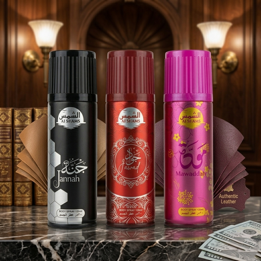 Body Spray Pack of 2 (120ml Each) | Arabic Fragrance for Men & Women | Long Lasting Deodorant