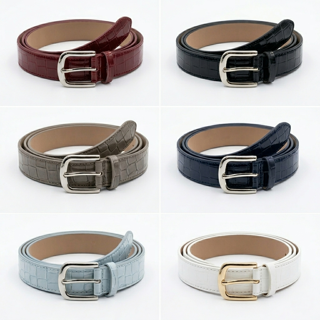 Ladies Belt for Women PU Leather | Stylish Waist Belt for Girls | Adjustable Fashion Belt