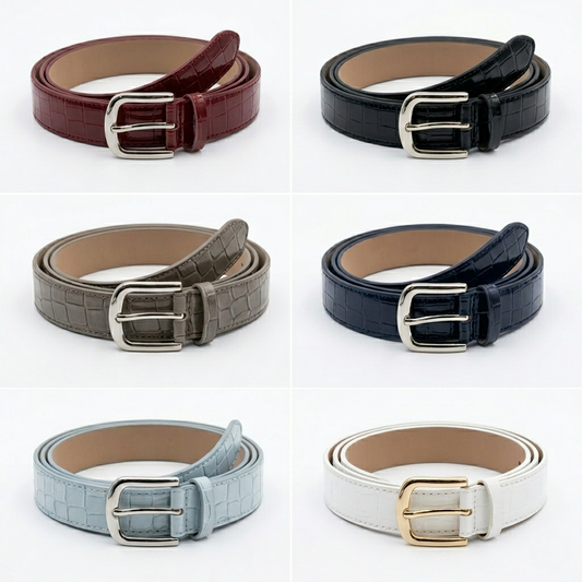 Ladies Belt for Women PU Leather | Stylish Waist Belt for Girls | Adjustable Fashion Belt