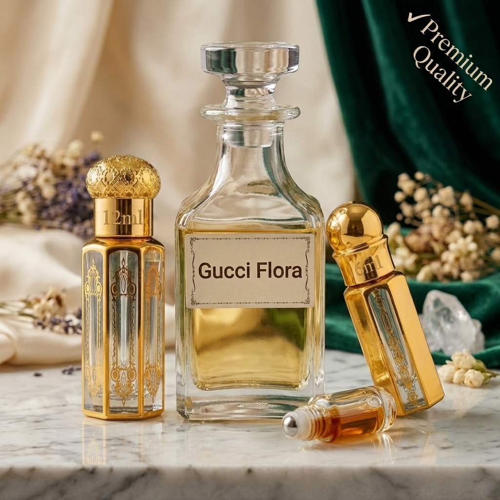 Gucci Flora Inspired Attar for Women | Long Lasting Floral Perfume Oil