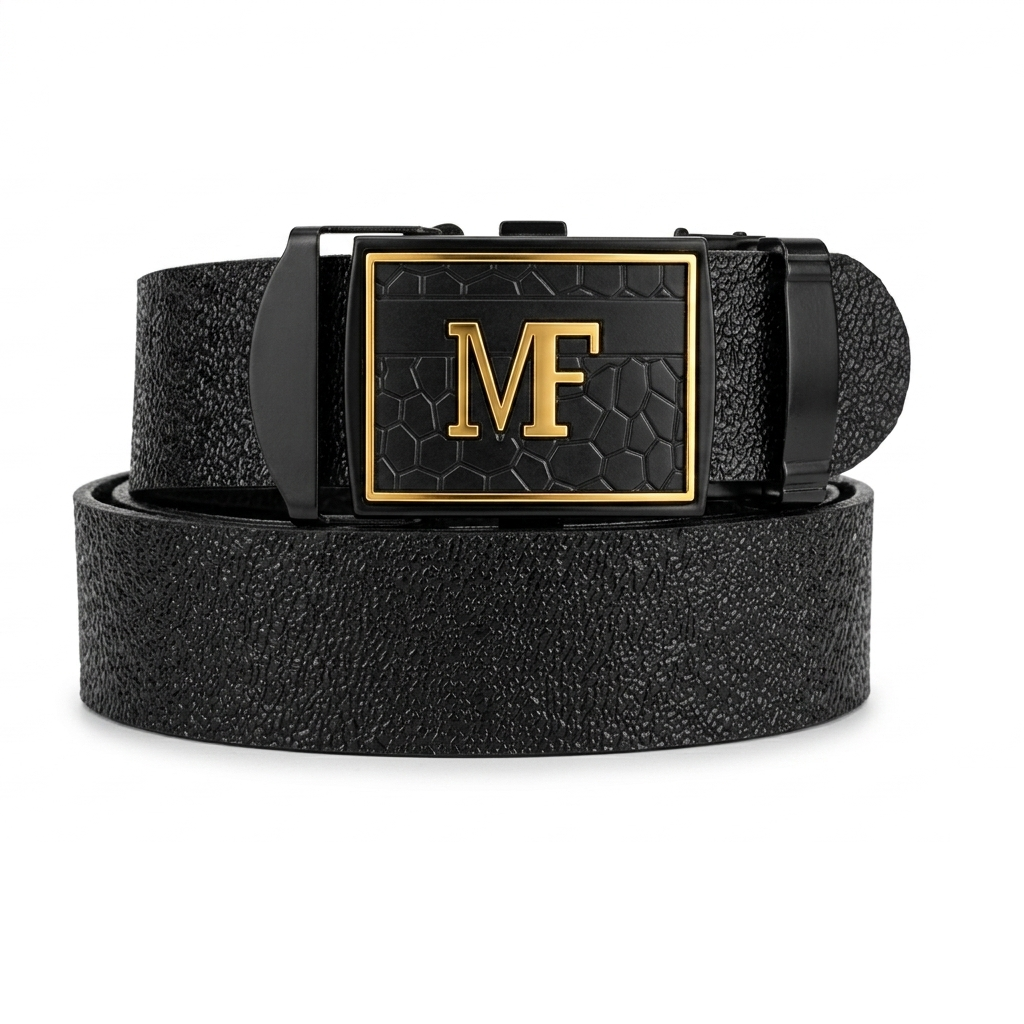 School Belt for Boys 36 Inch | PU Leather Belt with Automatic Buckle | Durable Belt