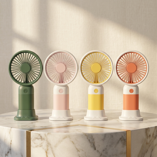 Portable Mini Handheld Fan USB Rechargeable | Mini Flower Fan
