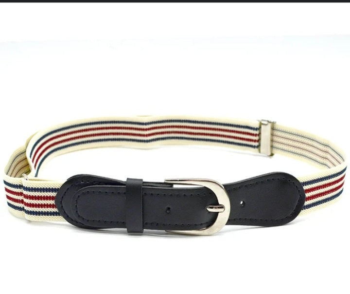 Baby Elastic Belt Adjustable | Kids Stretchable Waist Belt Multicolor