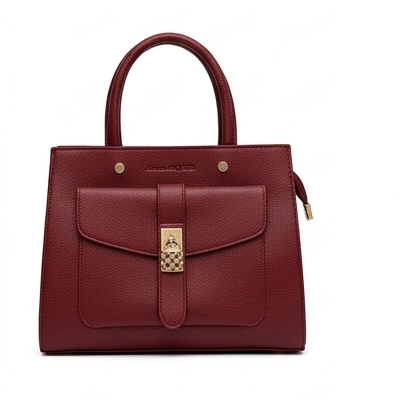 Top Handle Satchel Bag for Girls | Premium Faux Leather Shoulder Handbag | Stylish Trendy Party Bag | Elegant Women's Satchel Purse