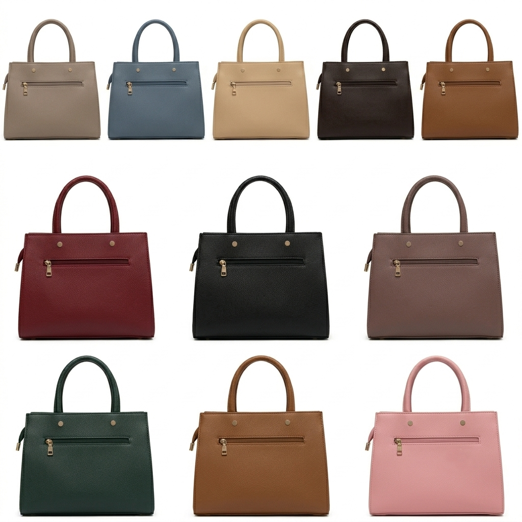 Top Handle Satchel Bag for Girls | Premium Faux Leather Shoulder Handbag | Stylish Trendy Party Bag | Elegant Women's Satchel Purse
