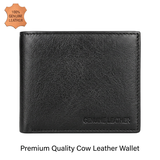 Leather Wallet for Men | Original Cow Leather Bifold Wallet | Premium Durable Men Purse | Slim Stylish Wallet