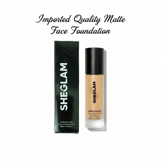 Imported Quality Liquid Face Foundation 30ml | Waterproof Oil Free Foundation | Matte Finish Long Lasting Makeup Base