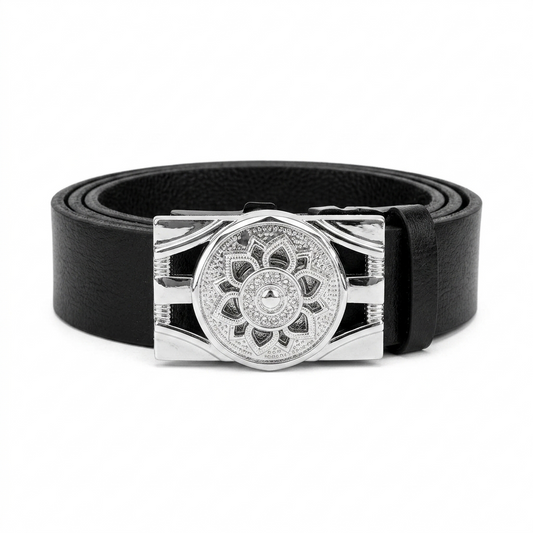 Fancy School Belt for Boys | Garari Belt with Adjustable Automatic Buckle