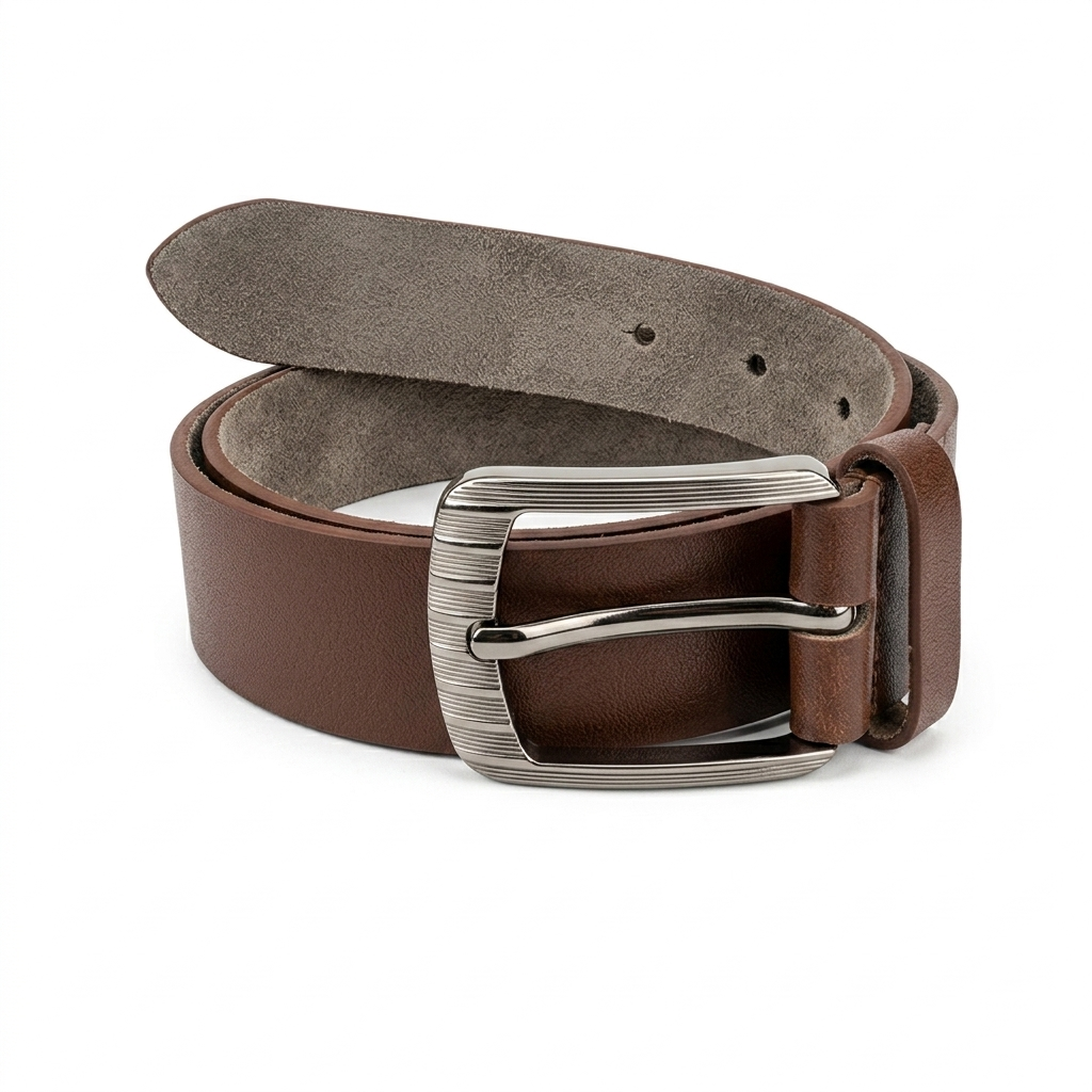 Premium Leather Belt for Men Black & Brown | Genuine Cow Leather 35mm Belt | Durable Formal & Casual Belt