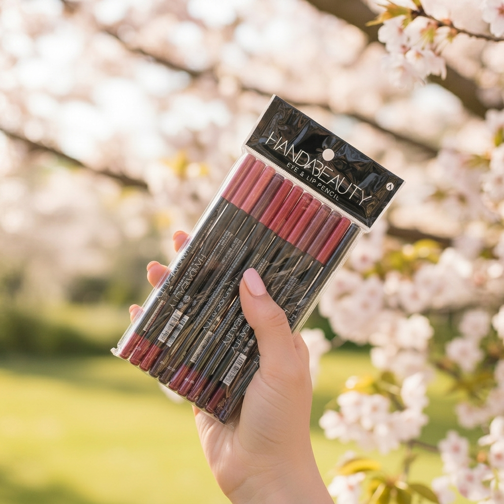 Lip Pencil Pack of 12 | Lip & Eye Liner Pencils | Long Lasting Smooth Makeup Pencils | Imported Quality Lip Pencil Set for Women