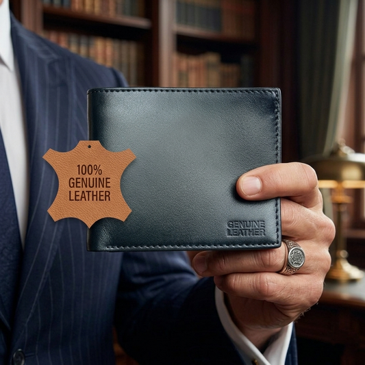 Leather Wallet for Men | Original Cow Leather Bifold Wallet | Premium Durable Men Purse | Slim Stylish Wallet