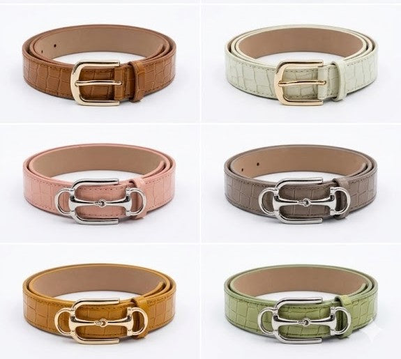 Ladies Belt for Women PU Leather | Stylish Waist Belt for Girls | Adjustable Fashion Belt
