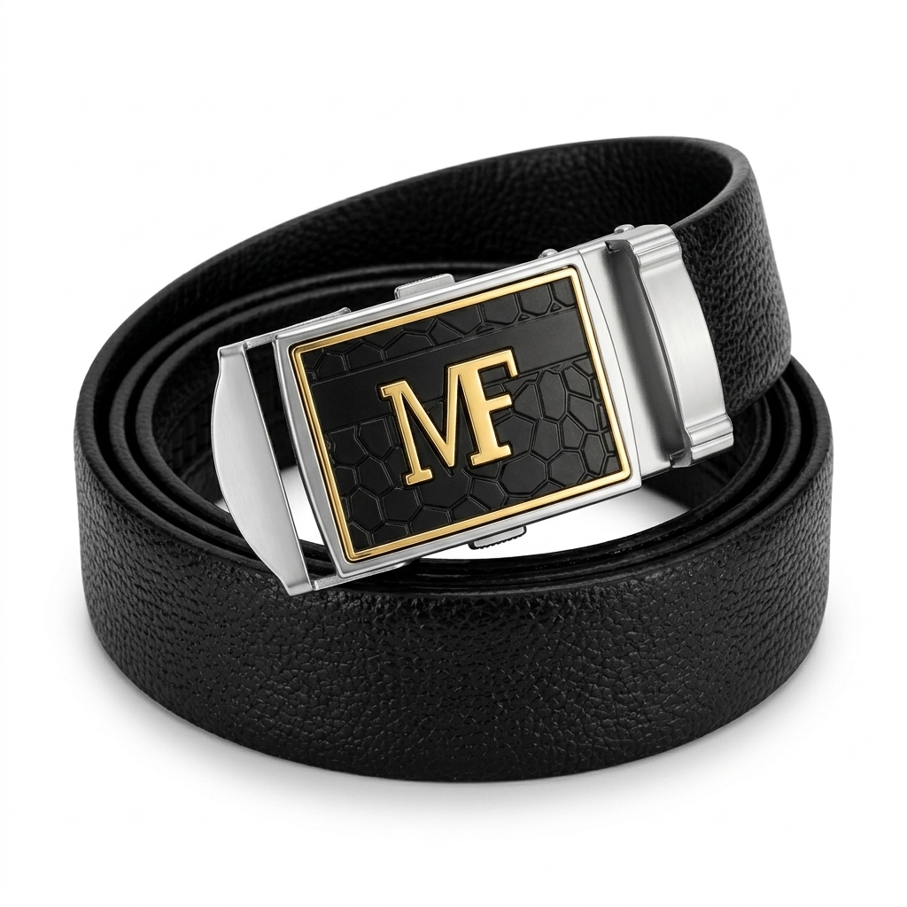 School Belt for Boys 36 Inch | PU Leather Belt with Automatic Buckle | Durable Belt