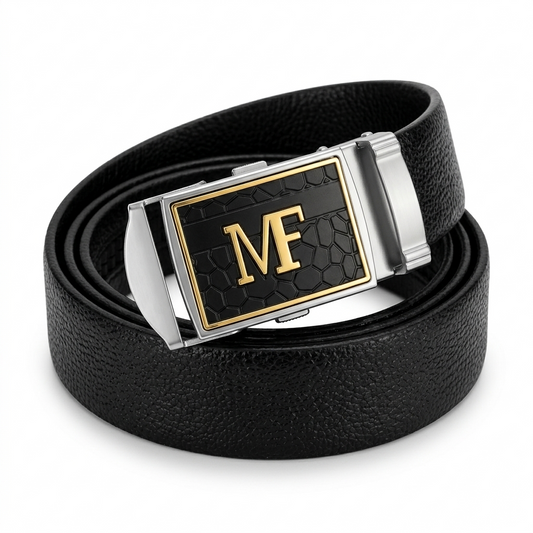 School Belt for Boys 36 Inch | PU Leather Belt with Automatic Buckle | Durable Belt