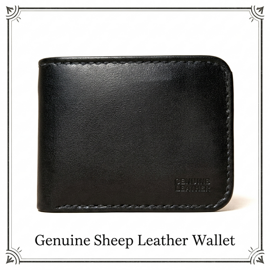 Leather Wallet for Men | Sheep Leather Bifold Wallet | Durable Slim Purse | Stylish Men Wallet for Daily Use