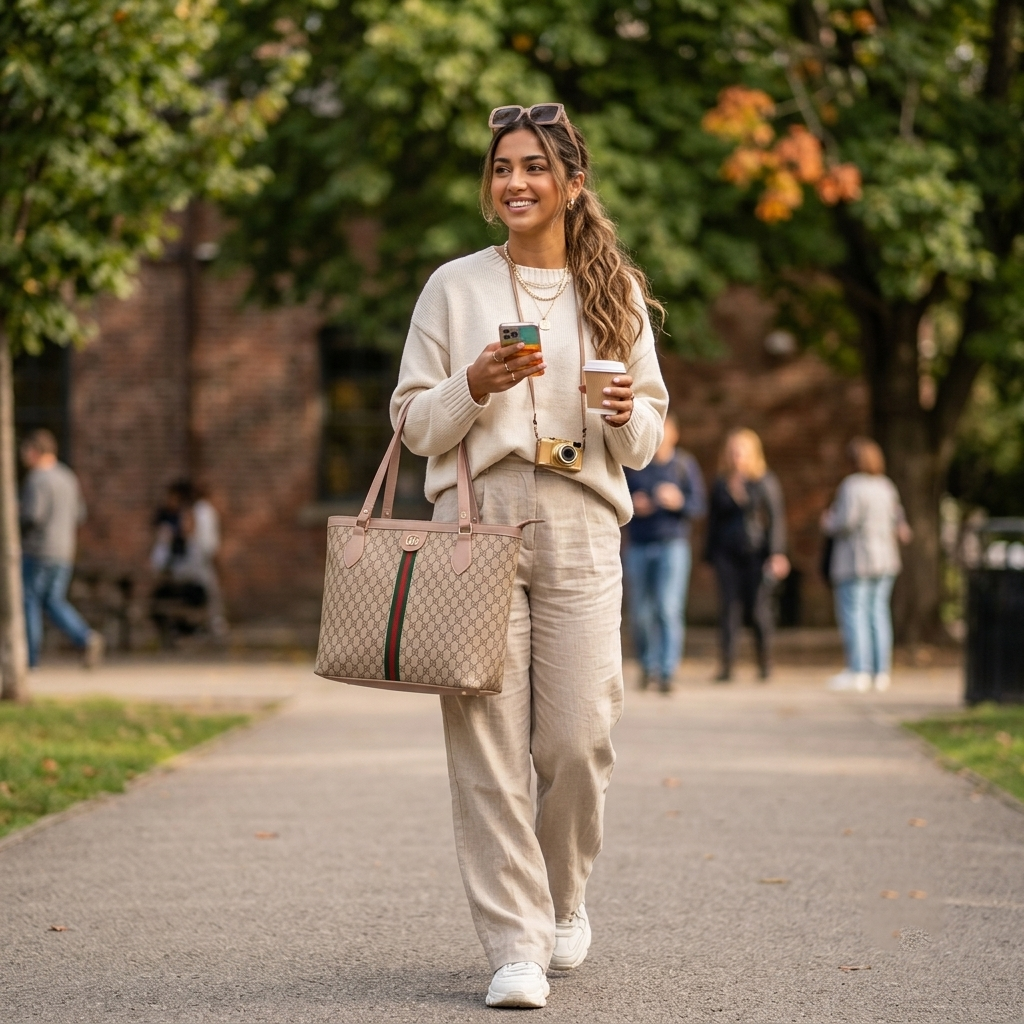 Tote Bag for Women | Stylish Shoulder & Crossbody Bag for Girls | Premium Faux Leather Handbag | Trendy Party Purse