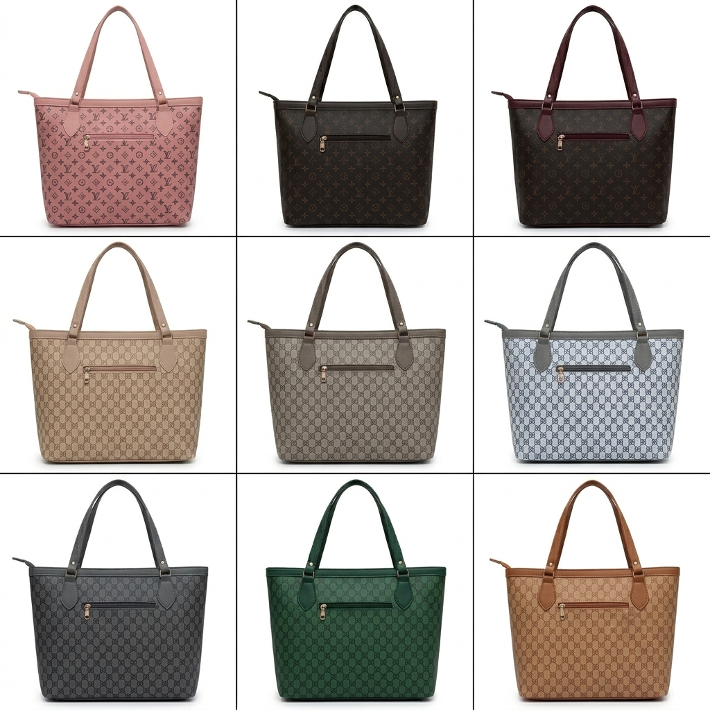 Tote Bag for Women | Stylish Shoulder & Crossbody Bag for Girls | Premium Faux Leather Handbag | Trendy Party Purse