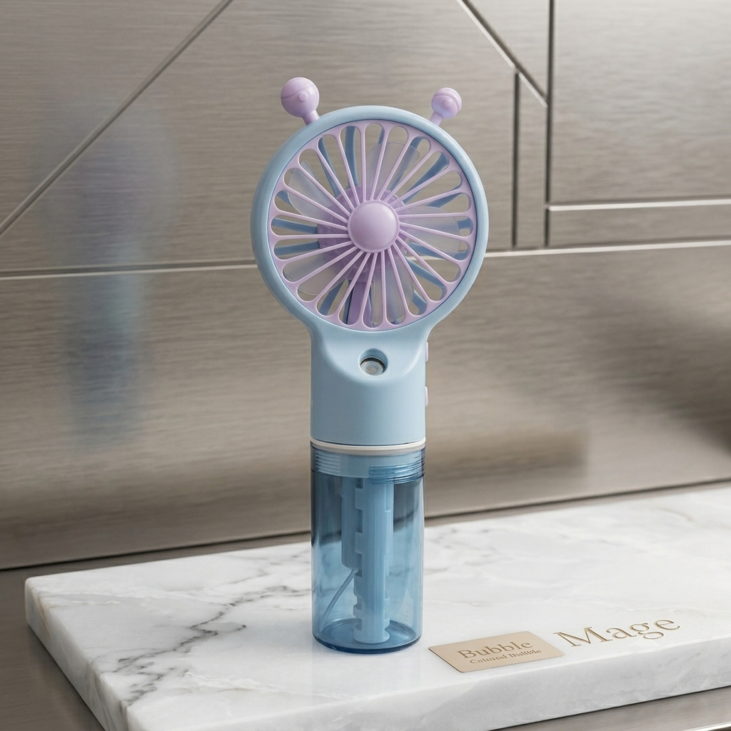 Water Mist Portable Mini Handheld Fan | USB Rechargeable Mini Flower Fan