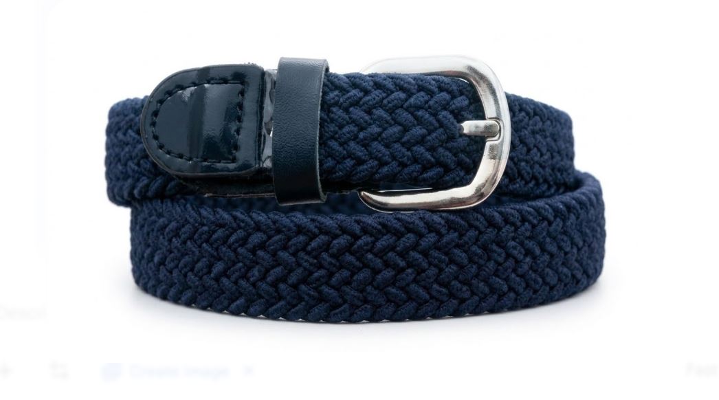 Woven Elastic Belt for Kids | Stretchable Braided Boys Belt | Adjustable Casual Waist Belt